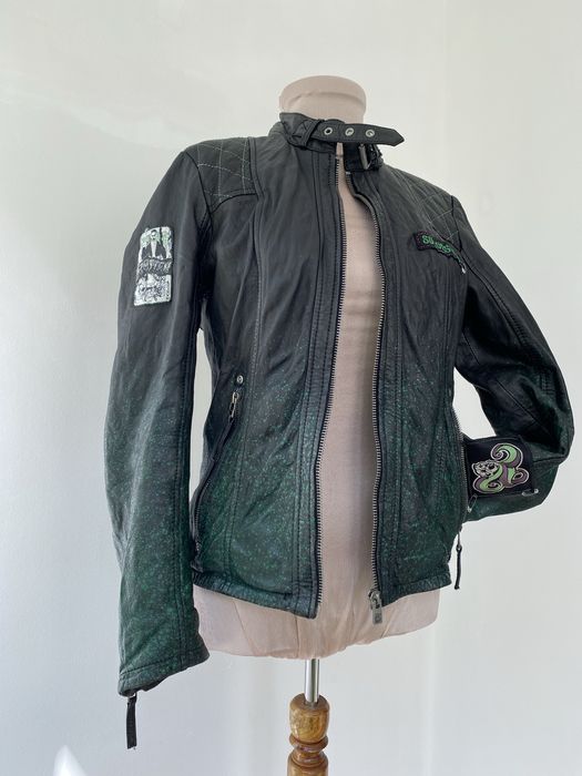 Яке от естествена кожа Suicide Squad