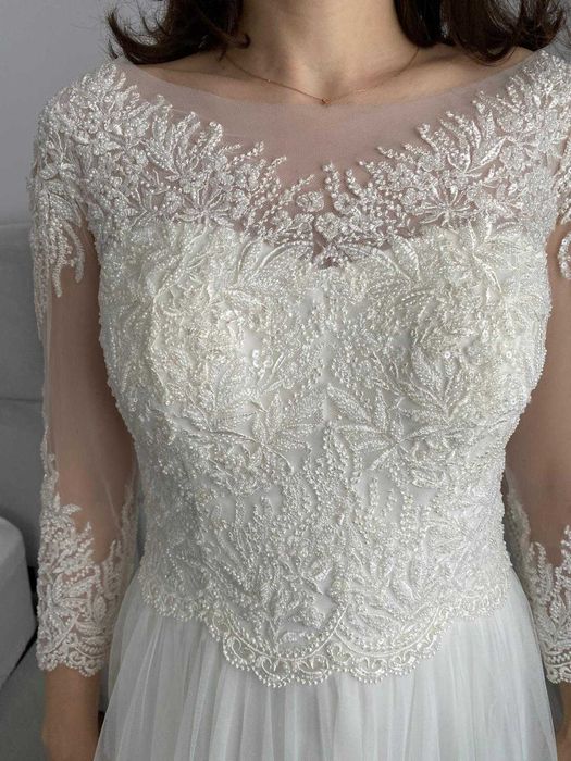 Rochie de mireasa nepurtata