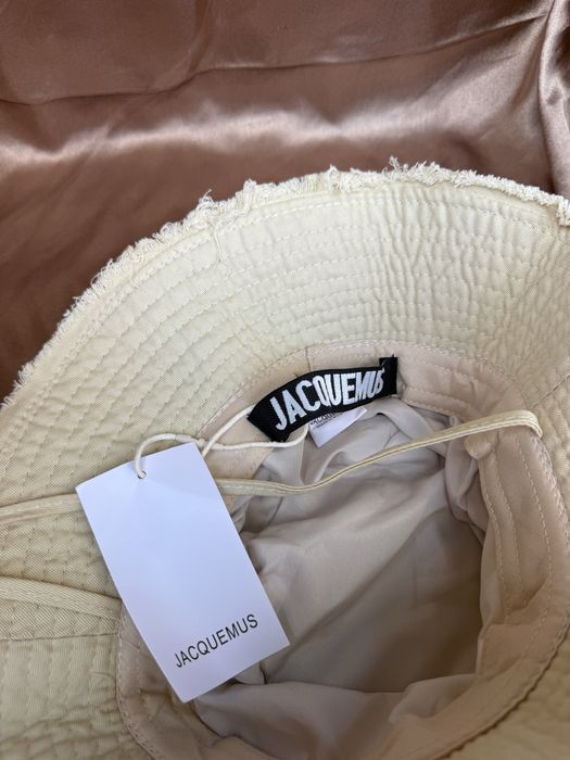 Palarie Jacquemus alb-bej