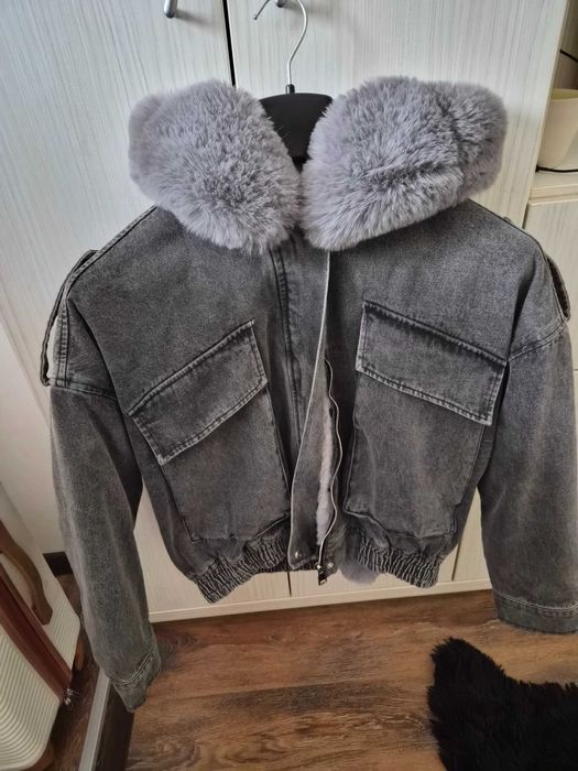 Дънково яке с пух