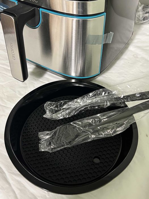 НОВ Еър фрайър Cecotec Cecofry Full Inox 5500 Pro – 5.5L, 1700W + Гаранция