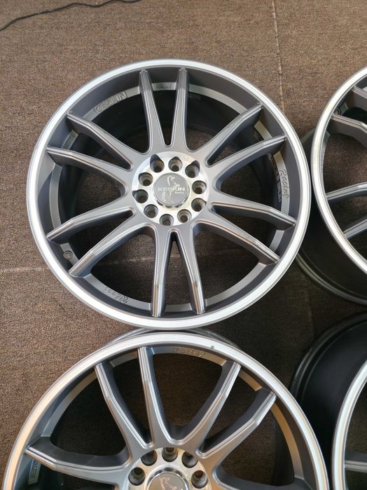 4 Jante Aliaj 5x112 / 5x120 8J ET 45 - Keskin Racing BMW Seria 1 Seria 3 Seria 5 E60 F10 X3 X4 / Audi A3 A4 A5 A6 A7 / VW SKODA SEAT
