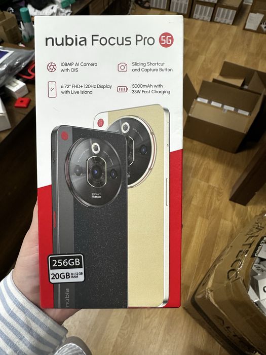 Смартфон Nubia Focus 5G 6 ГБ/256 ГБ черный