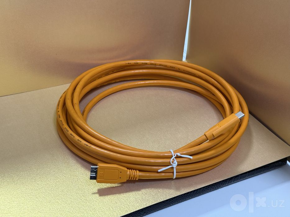 Кабель Tether Tools TetherPro USB-C to USB 3.0 Micro-B 4.6m Orange