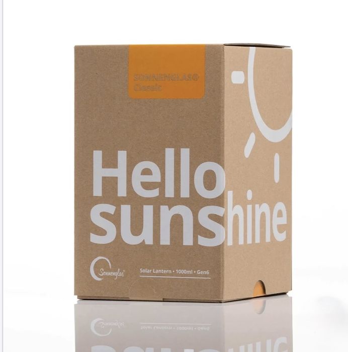 Solar LED Laterne “Classic” – Sonnenglas® 1000 ml Gen. 6 – Чисто нова!