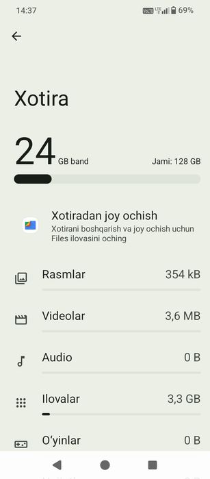 Redmi a5 128 xotira