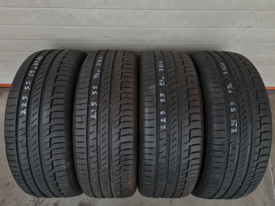 Летни гуми 4 броя CONTINENTAL PremiumContact6 225 55 R19 дот 3120