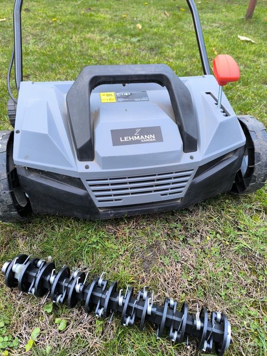 Aerator si scarificator electric, Lehmann Teasel, 2in1, maner pliabil,