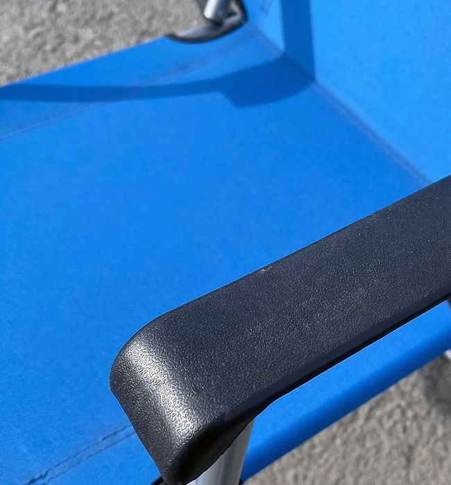 Нов алуминиев сгъваем стол/шезлонг до 110 кг.