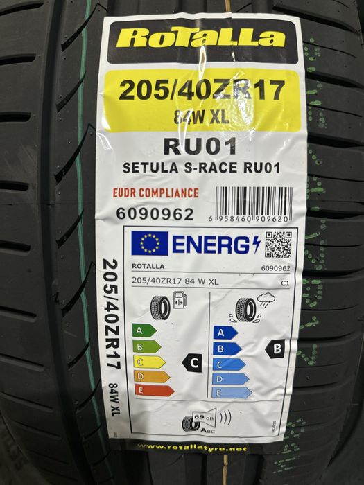 Нови летни гуми ROTALLA RU01 205/40R17 84W XL НОВ DOT БОРД 2054017