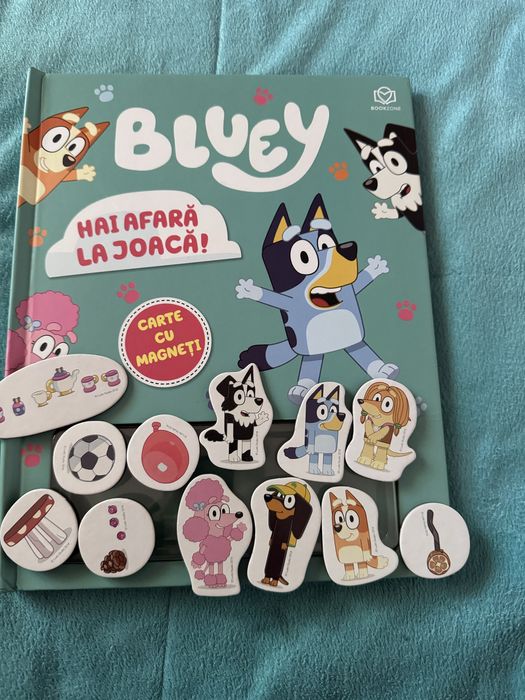 Carti pentru copii  Bluey cu magneti Catelusul si Pisicutul