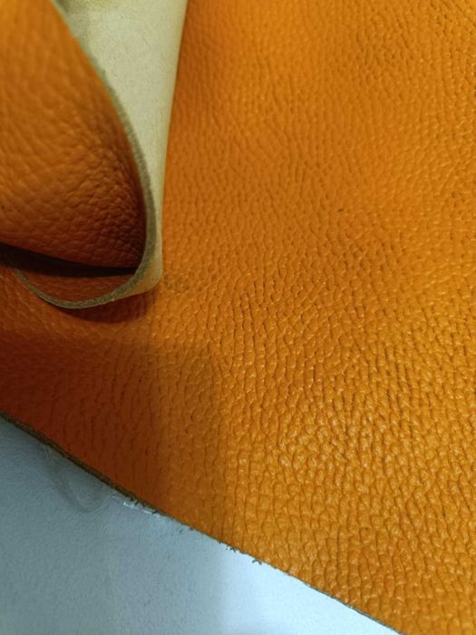 Кожа естествена оранжева