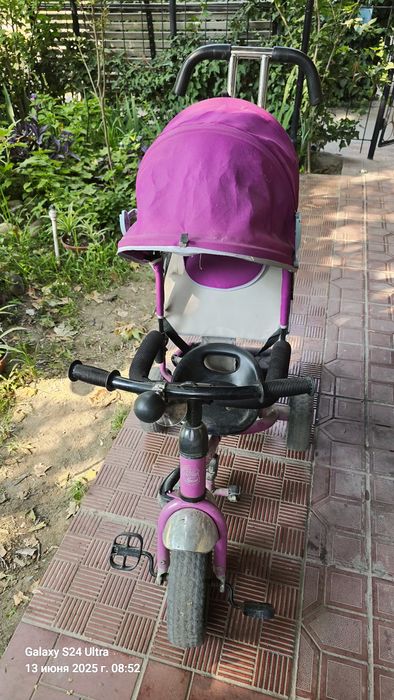 Продам детский велосипед-коляска!