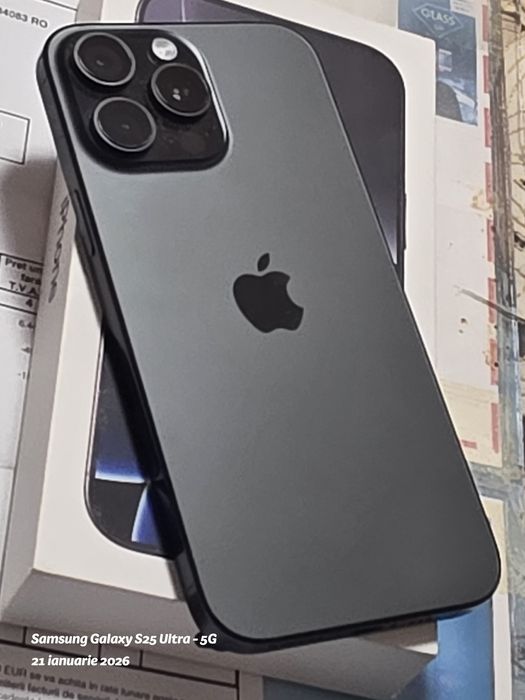 Apple iPhone 16 Pro Max -256 GB Titanium Black / Garantie