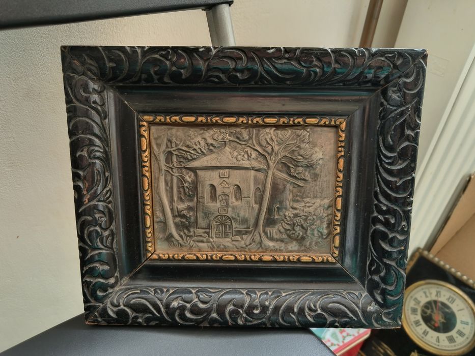 Tablou metaloplastie biserica Piatra Neamt 1942