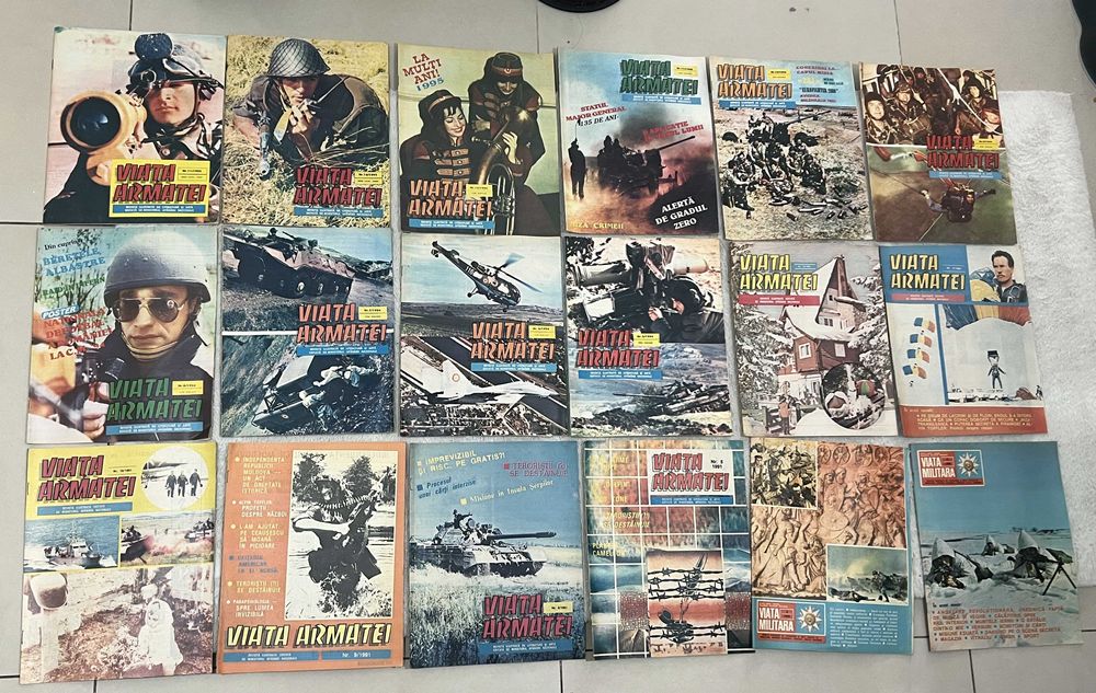 Lot reviste Viata Armatei Viata Militara anii 80 90