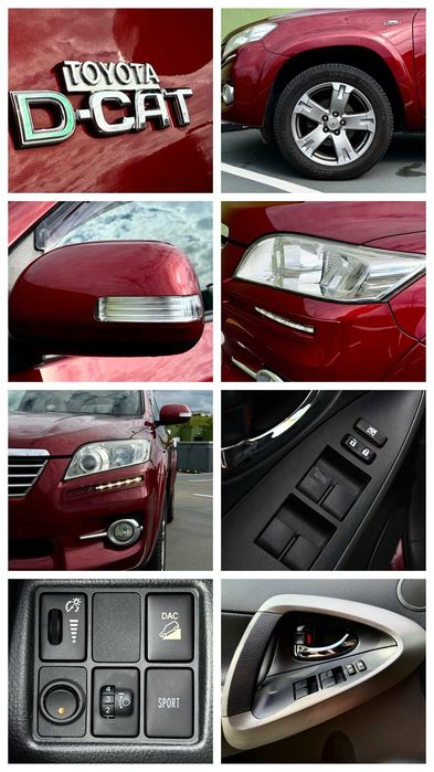 Toyota RAV4 2.2 D-CAT 4x4 Automat | Executive | Piele | Trapă | Istoric complet