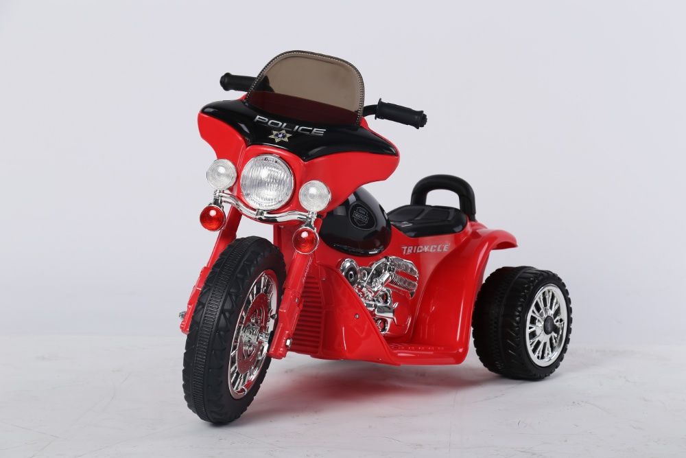 Motocicleta electrica pentru copii, POLICE JT568 35W STANDARD #Rosu