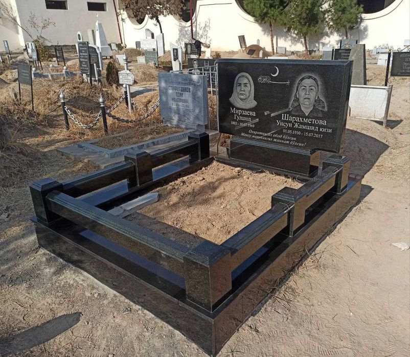 Памятники из украинского и индийского гранита