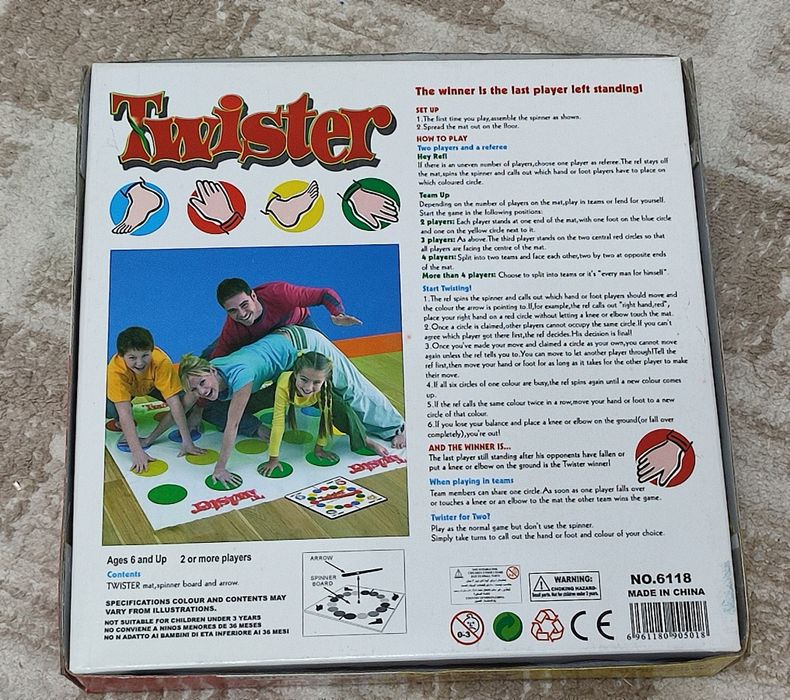 Твистер игра для всей семьи