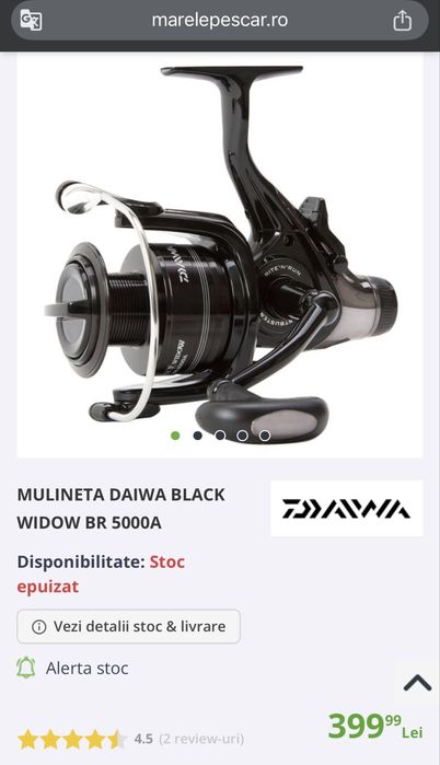 Daiwa Black Widow BR 5000A mulinete pescuit