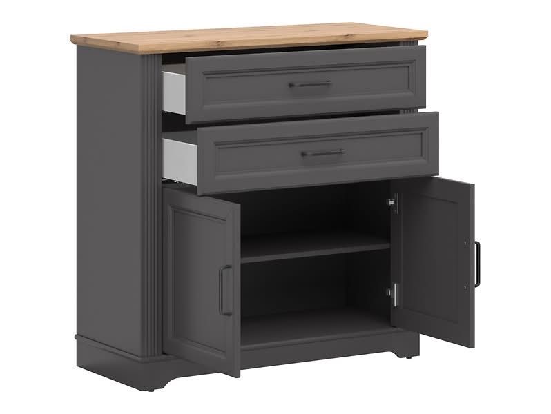 Скрин с 2 врати и 2 чекмеджета