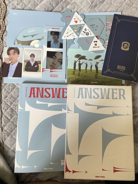 Альбом кпоп группы Enhypen dimension:answer yet