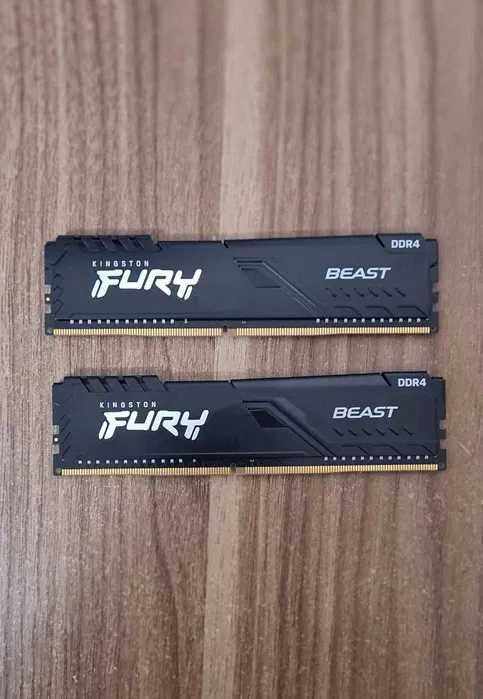 Memorie RAM Kingston FURY Beast 16GB (2×8GB) DDR4 3200MHz CL16