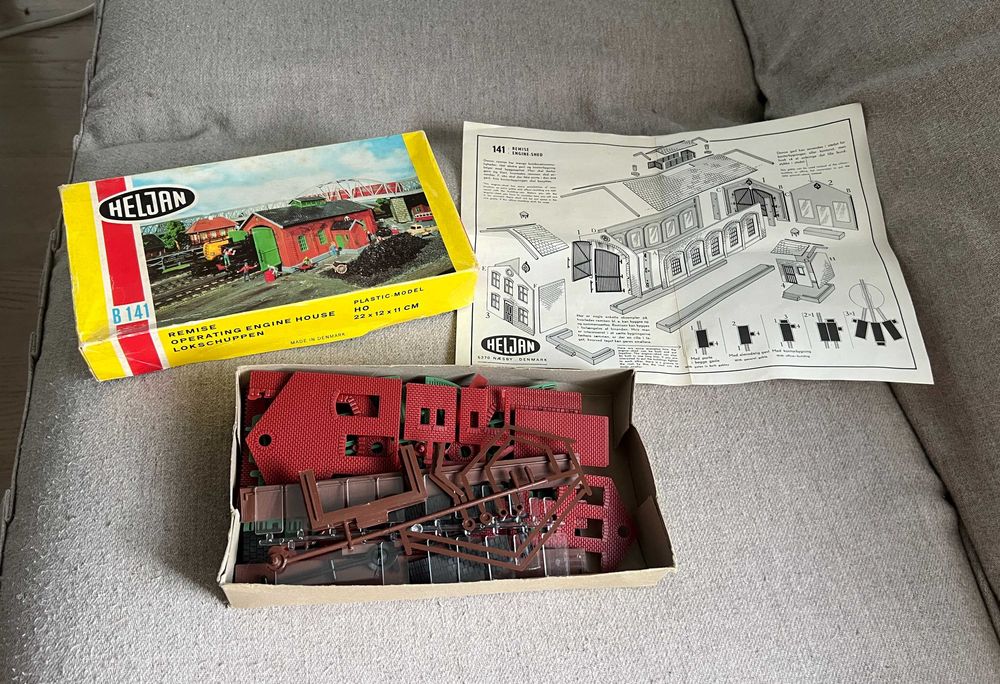 Heljan B141 Remise HO 1:87 depou trenulețe, colecționari și diorame