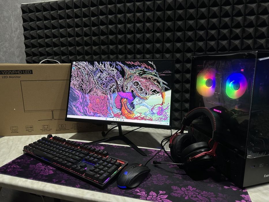 Игровой компьютер / Полный комплект / Пк Системный блок  i5 8400 Rx570
