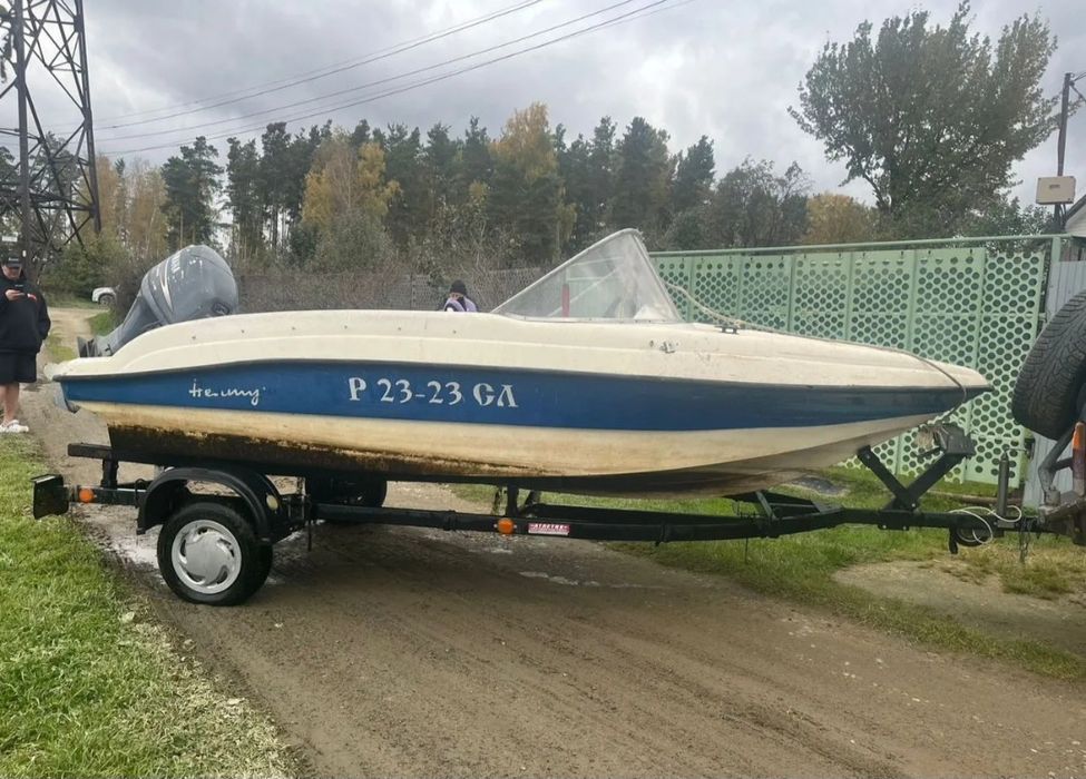 Продаётся катер с мотором Yamaha 40 4 тактный