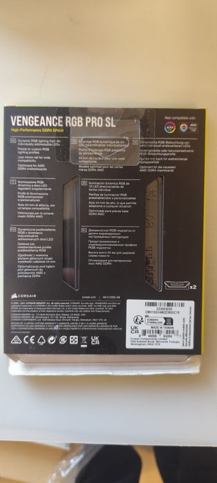 2X8 Ddr4 3600 Corsair Vengeancre Pro SL