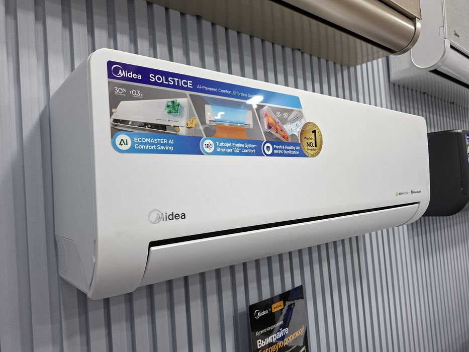 Кондиционер Midea Alba Pro AI Wi-Fi 7–24 BTU Инвертор