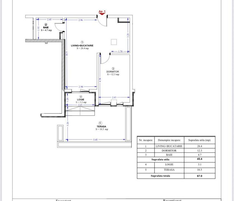 Apartament 2 camere cu terasa de 18 mp in Torontalului! — fotografia 1