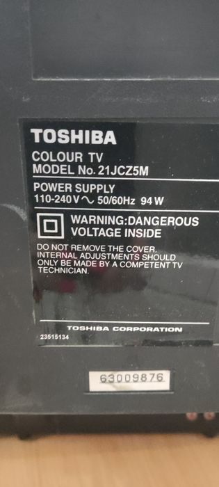 Продам телевизор Toshiba, рабочий.