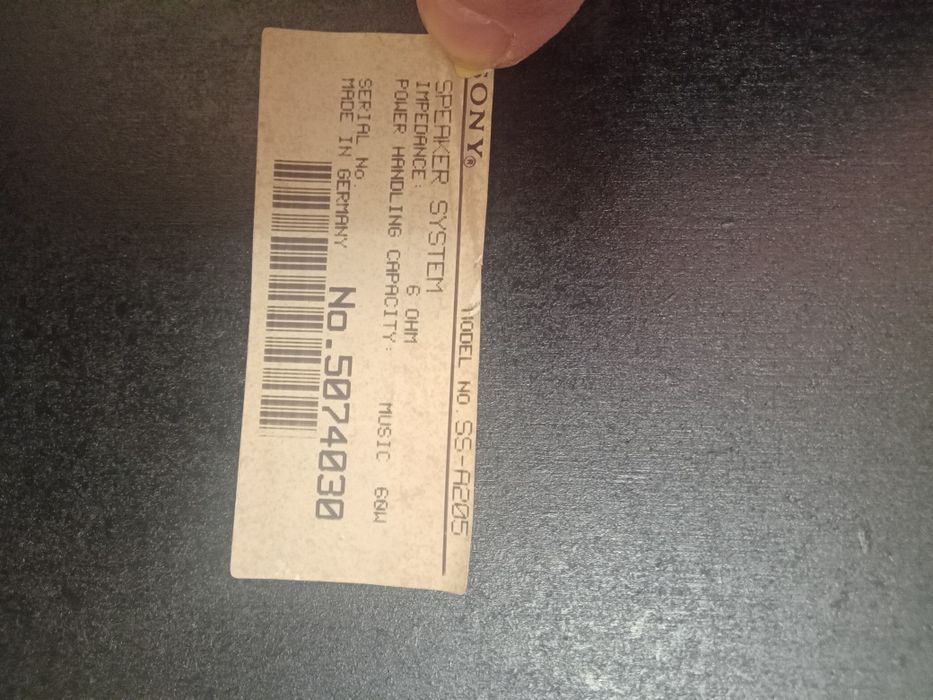 Doua boxe Sony SS-A225 60W .6 ohmi.si Kenwood LS56