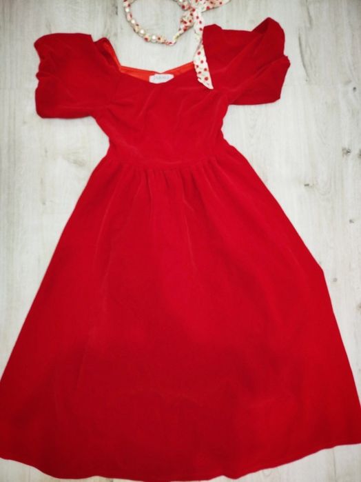 Турецкое  платье Бархат+ бусы