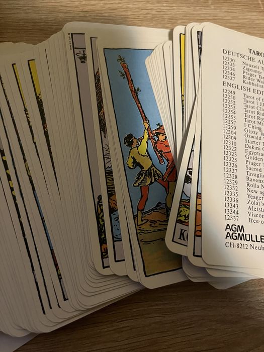 Carti Tarot originale editie 1971