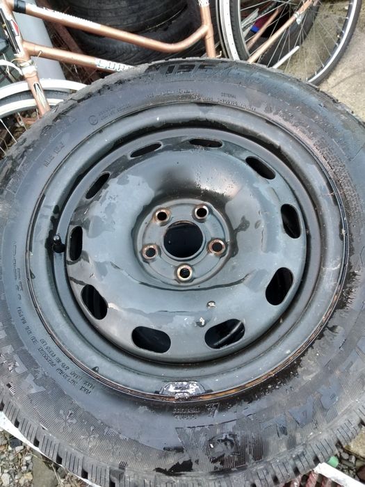 Зимни гуми с железни джанти 15 5х100