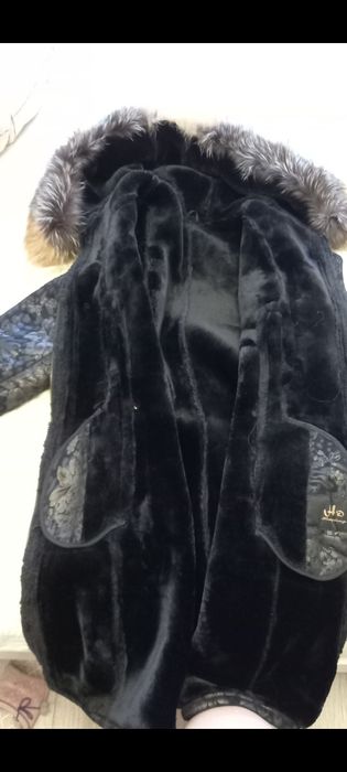 Дубленка зимняя женская