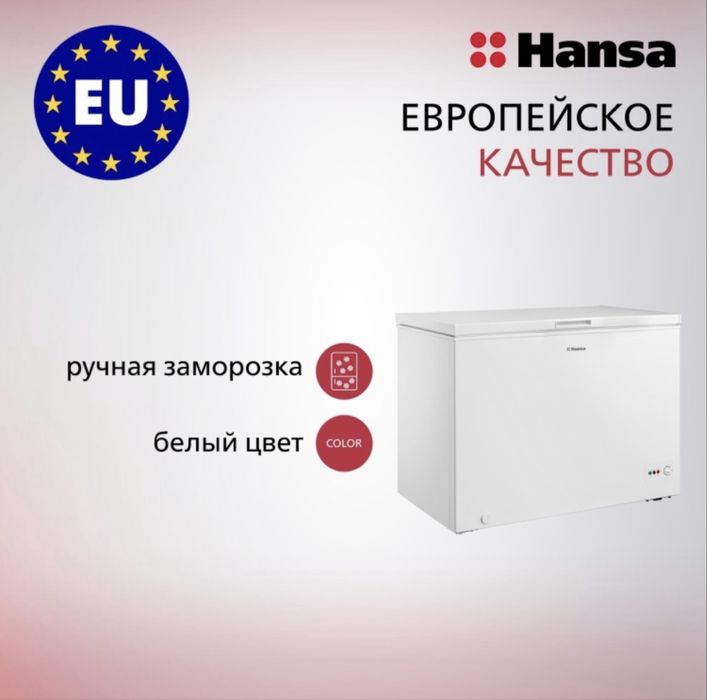 Морозильная камера HANSA  290 l белый