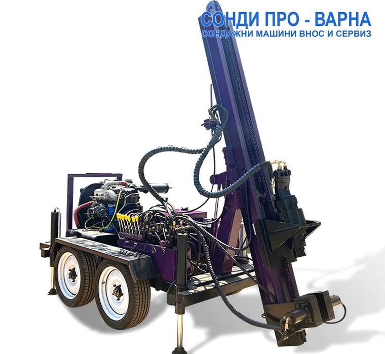 Ново Сондажно ремарке Car-250EC2Х2 до 250 метра с EC сертификат