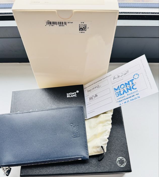 MONTBLANC Portofel carduri NOU pachet complet