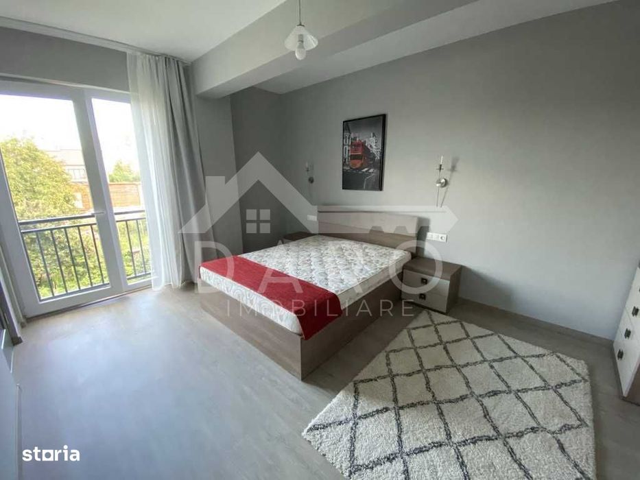 Inchiriez apartament modern 2 dormitoare+living, bloc nou centru
