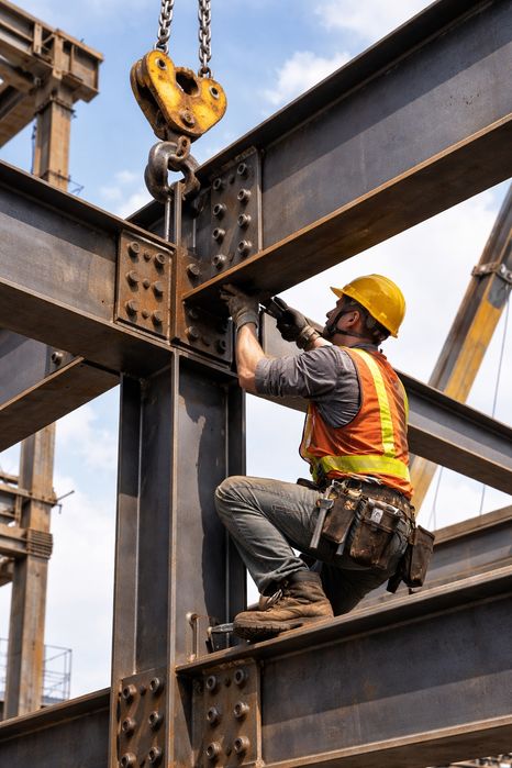 Монтаж металл конструкций