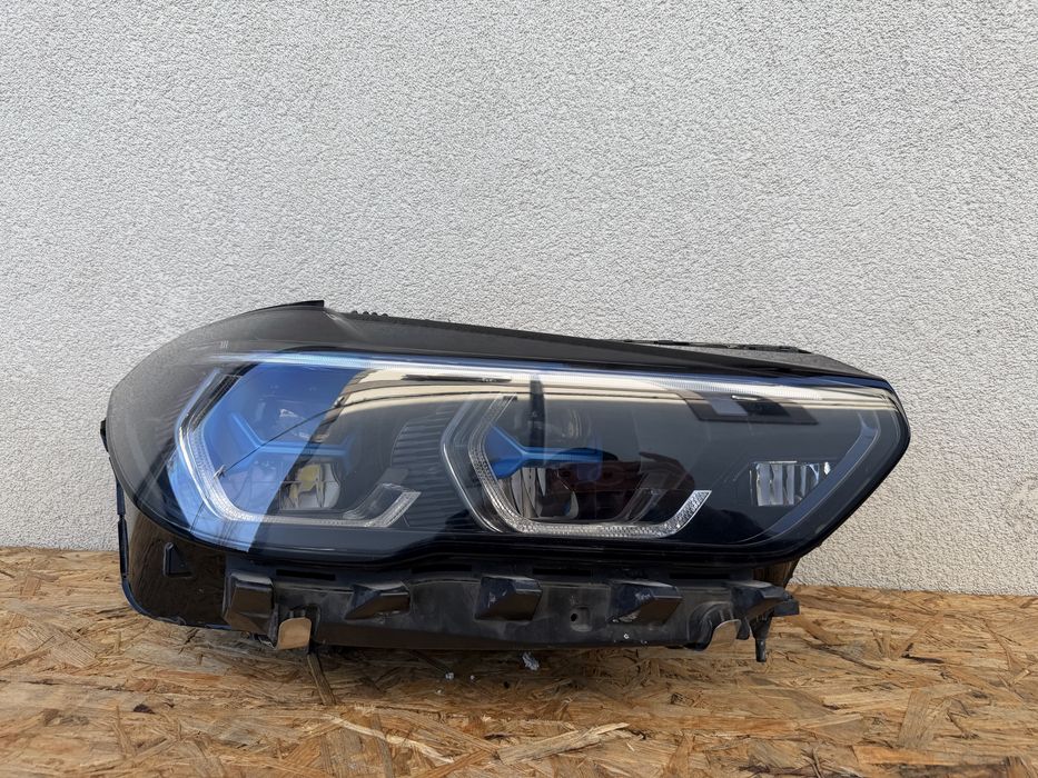Far dreapta BMW X5 X6 G05 G06 Full LED LASER Shadow Line Black Origine