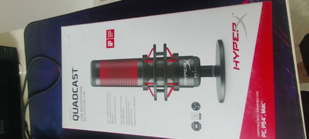 Микрофон Hyperx Quadcast