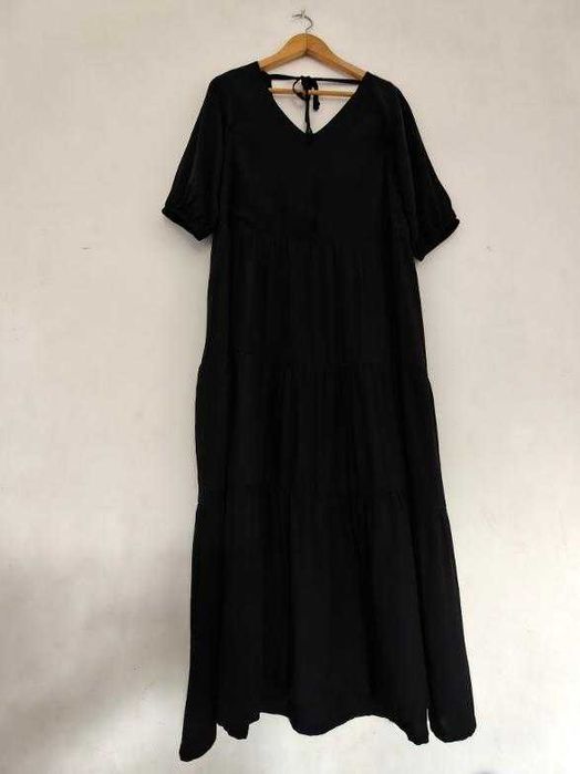 Rochie lunga neagra mas L