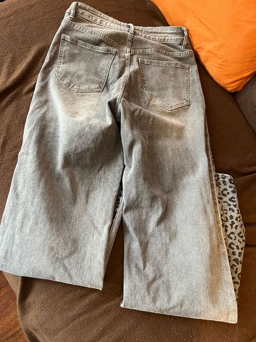 Дънки с леопардов принт