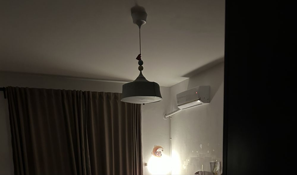 Lustra ikea Trollbo camera copil